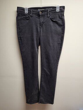 Signature by Levi Strauss Curvy Straight Jeans Dark Wash Denim Medium